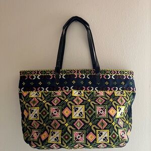Vintage Fendi Embroidered Tote
